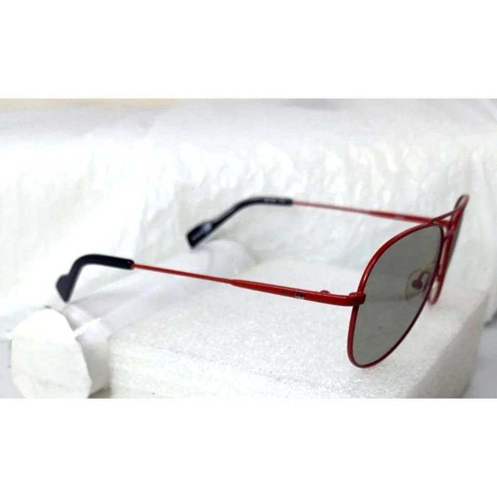 Rogue M3D NEW RE1000 615 Matte Red Metal Aviator Sunglasses Cat Eye 50-19-139